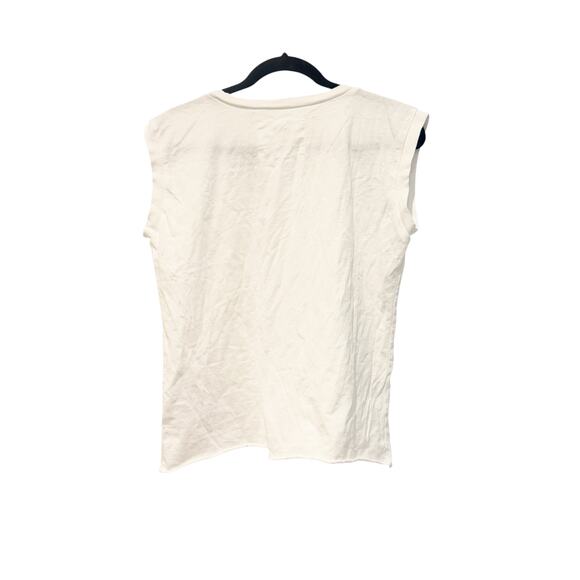 Frank & Eileen Crew Neck Aiden Vintage Muscle Tee Cap Sleeve White Size M NWOT - Picture 5 of 12